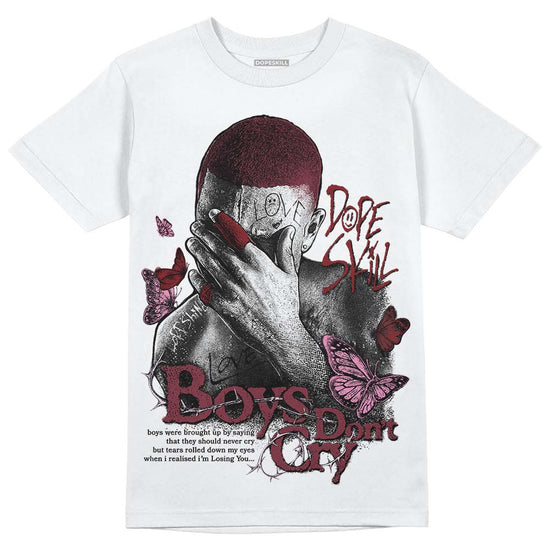 Jordan 1 Retro High OG “Team Red” DopeSkill T-Shirt Boys Don't Cry Graphic Streetwear - White