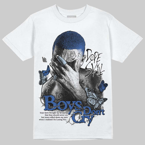 Awake NY x Jordan 5 Retro 'Black Racer Blue' DopeSkill T-Shirt Boys Don't Cry Graphic Streetwear - White