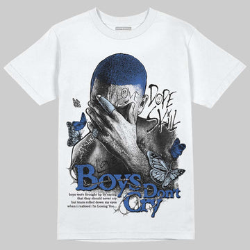Awake NY x Jordan 5 Retro 'Black Racer Blue' DopeSkill T-Shirt Boys Don't Cry Graphic Streetwear - White