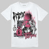 ASICS Gel Kayano 14 Pink Glo DopeSkill T-Shirt Drip'n Never Tripp'n Graphic Streetwear - White