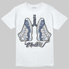 Jordan 11 Retro Low Diffused Blue DopeSkill T-Shirt Breathe Graphic Streetwear - White 