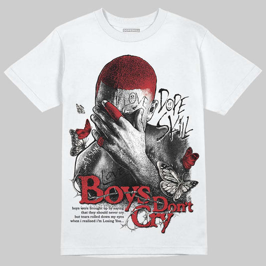 Nigel Sylvester x Jordan 1 Low OG “Nitro” DopeSkill T-Shirt Boys Don't Cry Graphic Streetwear - White