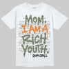 Jordan 4 Retro OG SP Undefeated (2025) DopeSkill T-Shirt Mom, I Am A Rich Youth Graphic Streetwear - White
