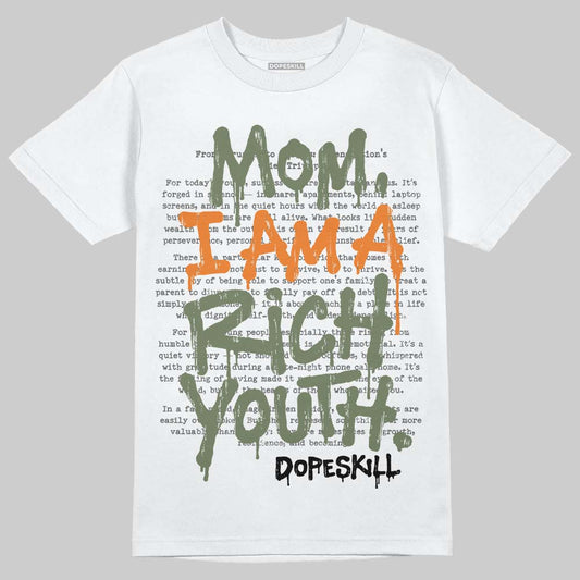 Jordan 4 Retro OG SP Undefeated (2025) DopeSkill T-Shirt Mom, I Am A Rich Youth Graphic Streetwear - White