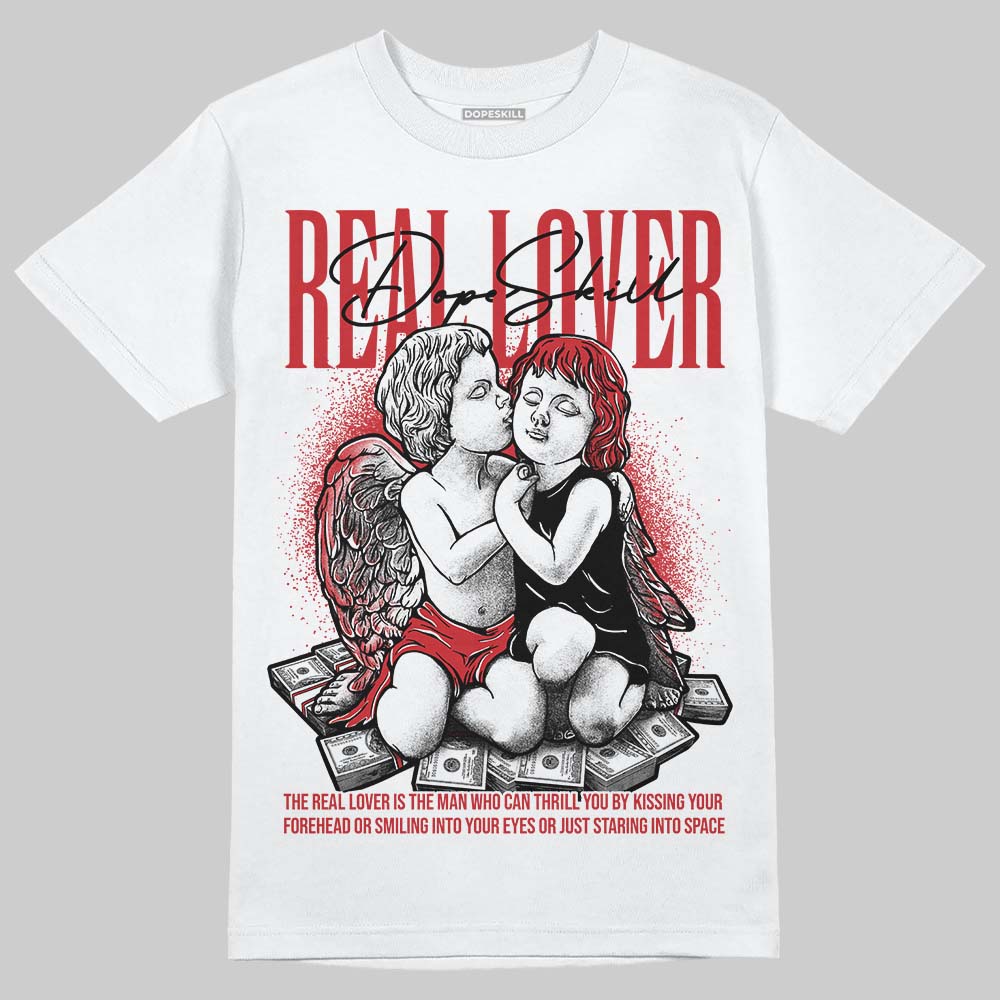 Air Foamposite Pro Gym Red DopeSkill T-Shirt Real Lover Graphic Streetwear - WHite 