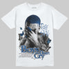 Jordan 1 Low OG “Storm Blue” DopeSkill T-Shirt Boys Don't Cry Graphic Streetwear - White