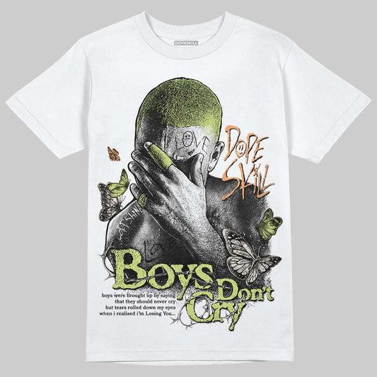 Jordan 5 “Luminous Green” DopeSkill T-Shirt Boys Don't Cry Graphic Streetwear - White 