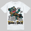 Adidas Samba OG Leopard Pack Collegiate Green DopeSkill T-Shirt Born To Be Rich Graphic Streetwear - WHite