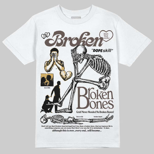 Adidas Samba OG C ‘Black Gum’ DopeSkill T-Shirt Broken Bones Graphic Streetwear - White