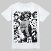 Jordan 11 TD Cleats "Patent Black" DopeSkill T-Shirt Built Different Graphic Streetwear - White 