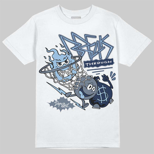 New Balance 9060 Arctic Grey DopeSkill T-Shirt Break Through Graphic Streetwear - White