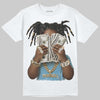 Jordan 4 Denim “Worn Blue” DopeSkill T-Shirt Rich Youth Graphic Streetwear - White 