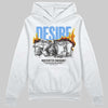 Jordan 5 Black University Blue DopeSkill Hoodie Sweatshirt Desire Graphic Streetwear - White 