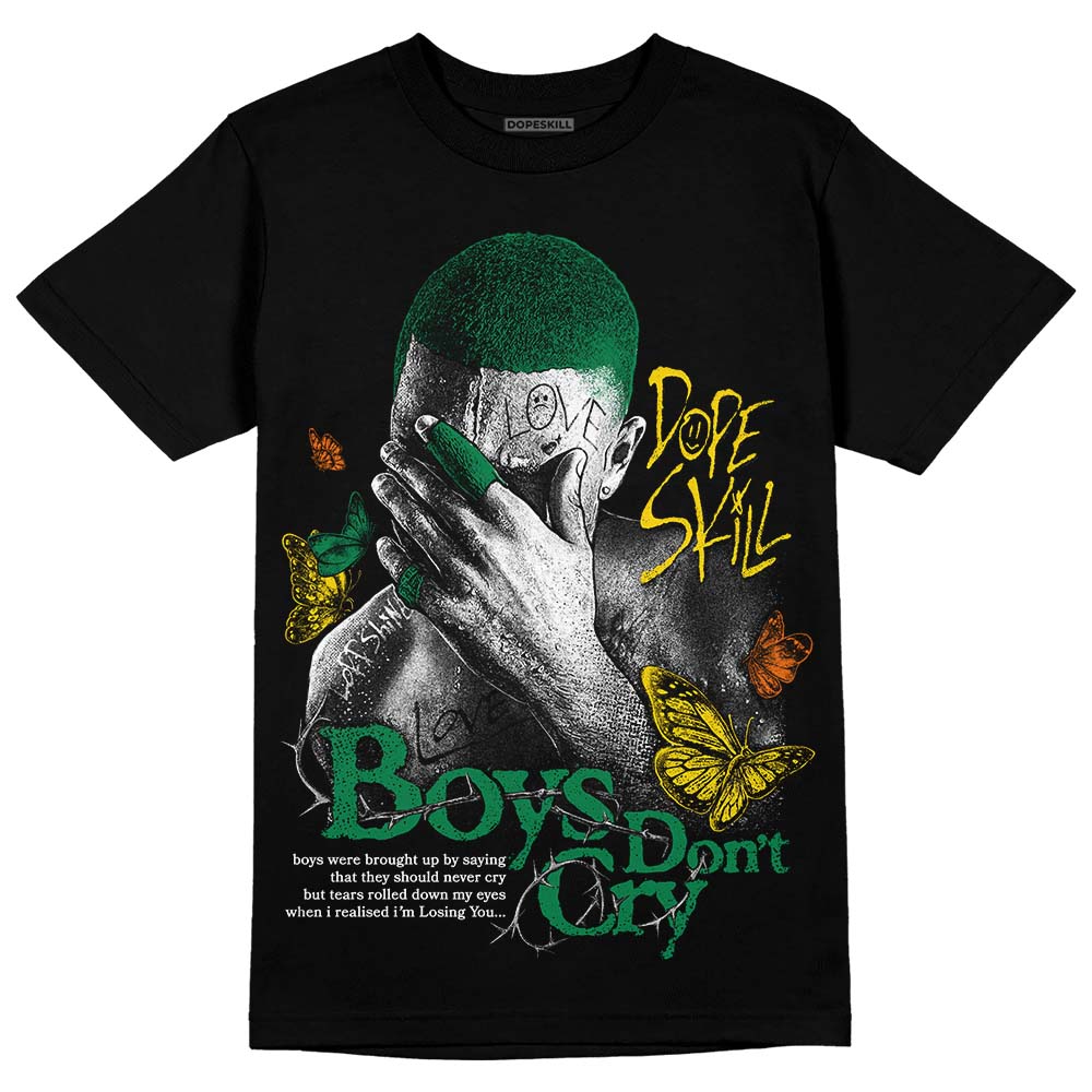 Green Sneakers DopeSkill T-Shirt Boys Don't Cry Graphic Streetwear - Black 