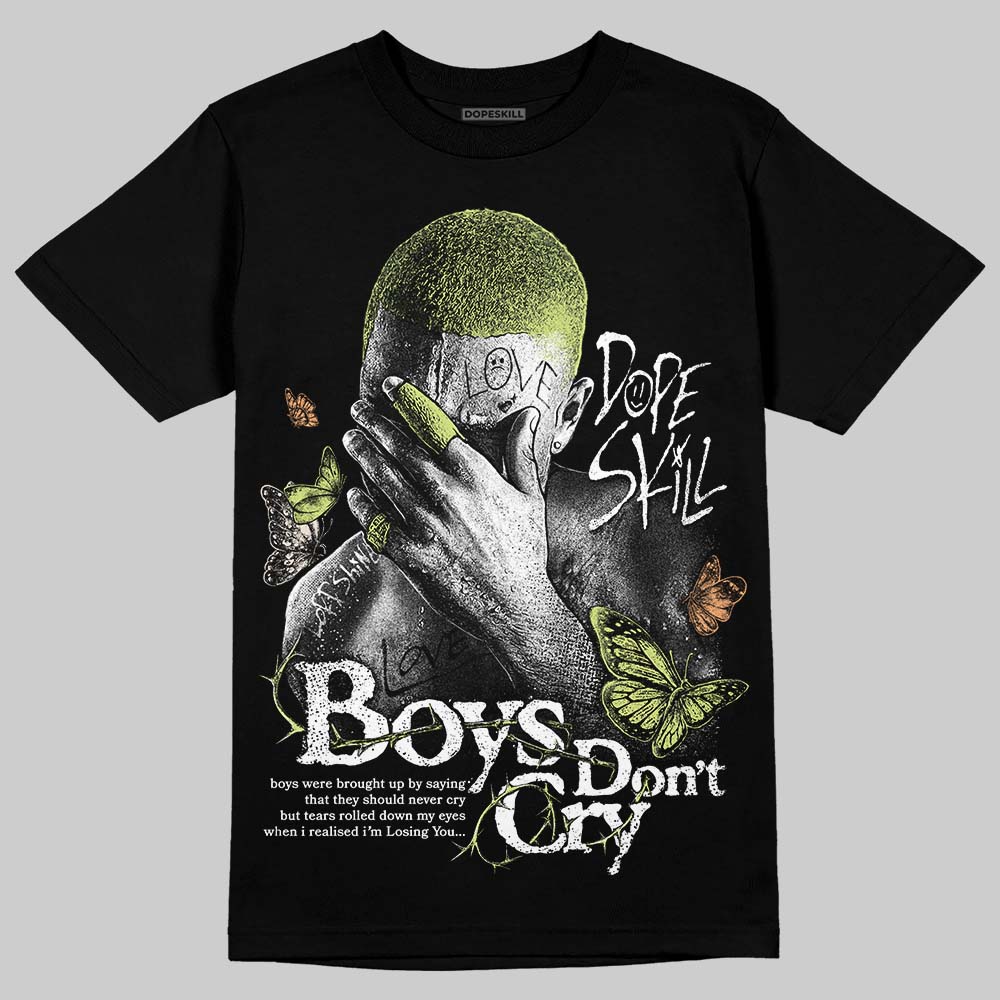 Jordan 5 “Luminous Green” DopeSkill T-Shirt Boys Don't Cry Graphic Streetwear - Black
