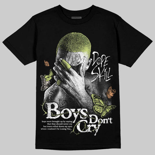 Jordan 5 “Luminous Green” DopeSkill T-Shirt Boys Don't Cry Graphic Streetwear - Black