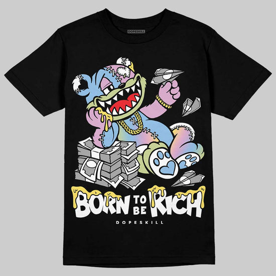 Jordan 5 “Year of the Snake” DopeSkill T-Shirt Born To Be Rich Graphic Streetwear - Black