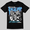 Jordan 8 Retro 'Aqua' 2025 DopeSkill T-Shirt Distorted Realms Graphic Streetwear - black