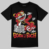 Jordan 14 Golf “Last Shot” DopeSkill T-Shirt Born To Be Rich Graphic Streetwear - black