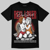Jordan 5 "Sunset" DopeSkill T-Shirt Real Lover Graphic Streetwear - Black