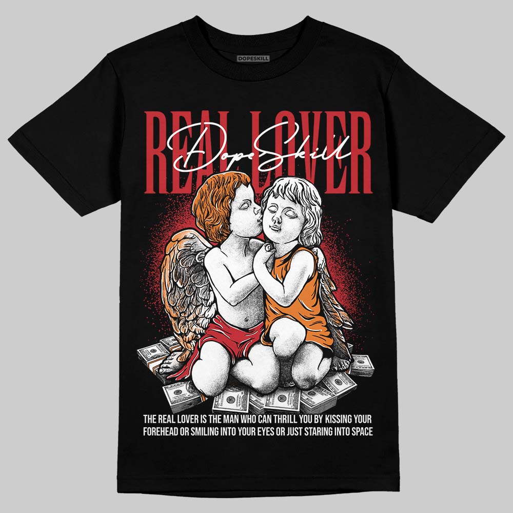 Jordan 5 "Sunset" DopeSkill T-Shirt Real Lover Graphic Streetwear - Black