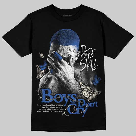 Jordan 1 Low Travis Scott x Fragment DopeSkill T-Shirt Boys Don't Cry Graphic Streetwear - Black