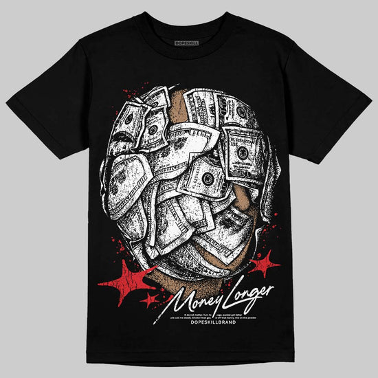Dunk Low Panda White Black DopeSkill T-Shirt Money Longer Graphic Streetwear - Black