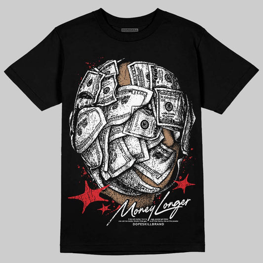 Dunk Low Panda White Black DopeSkill T-Shirt Money Longer Graphic Streetwear - Black