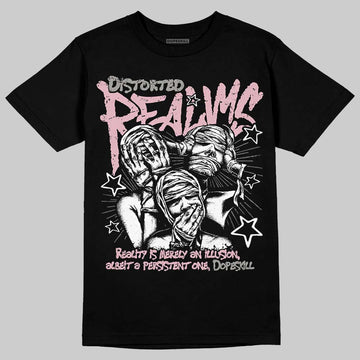 Air Max 95 ‘Pink Foam’ DopeSkill T-Shirt Distorted Realms Graphic Streetwear - Black