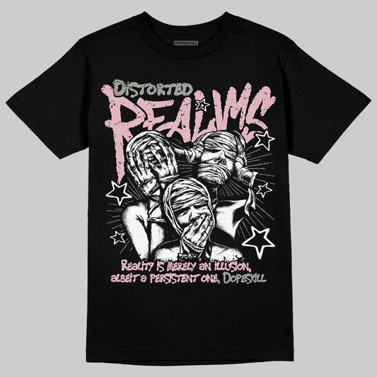 Air Max 95 ‘Pink Foam’ DopeSkill T-Shirt Distorted Realms Graphic Streetwear - Black