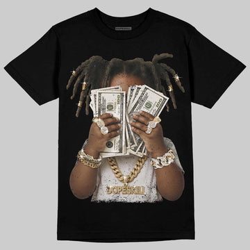 Air Foamposite One 'Triple White' DopeSkill T-Shirt Rich Youth Graphic Streetwear - Black