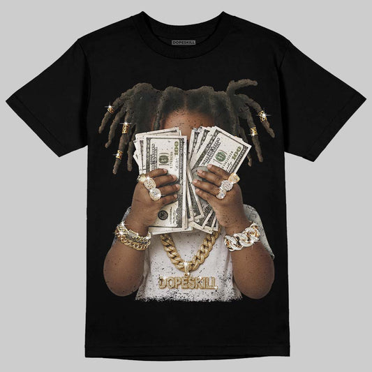 Air Foamposite One 'Triple White' DopeSkill T-Shirt Rich Youth Graphic Streetwear - Black