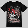Jordan 40 “Dusty Rose” DopeSkill T-Shirt Drip Season Graphic Streetwear - Black