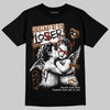 Jordan 1 High OG Love Letter DopeSkill T-Shirt Certified Lover Graphic Streetwear - Black