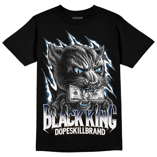 Jordan 3 "Midnight Navy" DopeSkill T-Shirt Black King Graphic Streetwear - Black