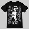 Jordan 11 TD Cleats "Patent Black" DopeSkill T-Shirt Built Different Graphic Streetwear - Black