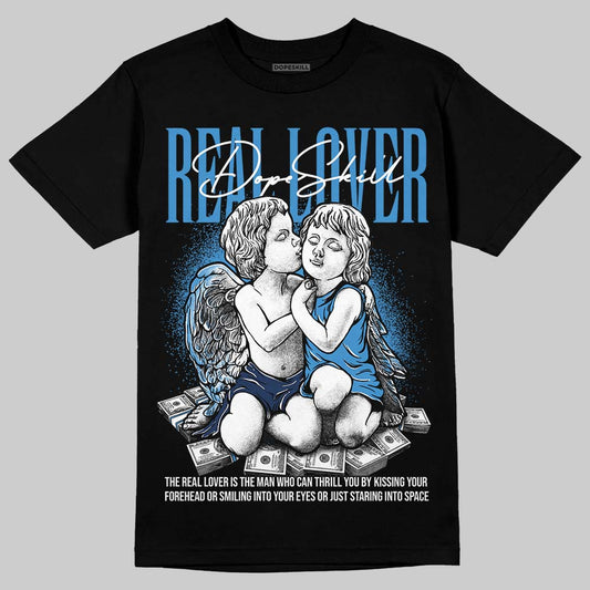 Air Foamposite Pro University Blue (2026) DopeSkill T-Shirt Real Lover Graphic Streetwear - Black
