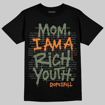 Jordan 4 Retro OG SP Undefeated (2025) DopeSkill T-Shirt Mom, I Am A Rich Youth Graphic Streetwear - black