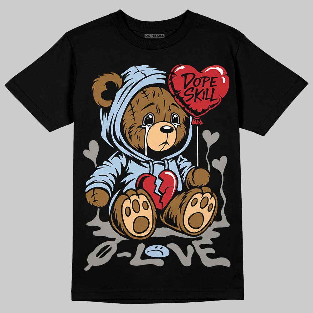 New Balance Abzorb 2000 “Silver/Blue” DopeSkill T-Shirt Broken Bear Graphic Streetwear - Black