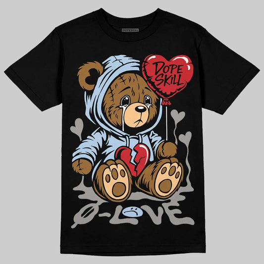 New Balance Abzorb 2000 “Silver/Blue” DopeSkill T-Shirt Broken Bear Graphic Streetwear - Black