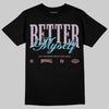 Harris Tweed x Dunk Low Denim Turquoise and Baroque Brown DopeSkill T-Shirt Better Myself Graphic Streetwear - Black