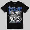 Awake NY x Jordan 5 Retro 'Black Racer Blue' DopeSkill T-Shirt Distorted Realms Graphic Streetwear - Black