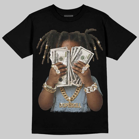 Jordan 40 “Blue Suede” DopeSkill T-Shirt Rich Youth Graphic Streetwear - Black
