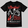 Jordan 4 Retro Toro Bravo DopeSkill T-Shirt Broken Bones Graphic Streetwear - Black