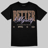 Harris Tweed x Wmns Dunk Low 'Sesame' DopeSkill T-Shirt Better Myself Graphic Streetwear - Black