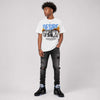 Black University Blue 5s DopeSkill T-Shirt Desire Graphic