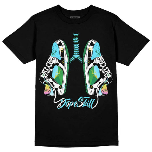 Dunk Low Ben & Jerry’s Chunky Dunky DopeSkill T-Shirt Breathe Graphic Streetwear - Black 