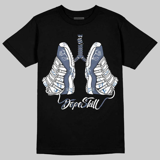 Jordan 11 Retro Low Diffused Blue DopeSkill T-Shirt Breathe Graphic Streetwear - Black