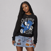 “True Blue” 3s DopeSkill Long Sleeve T-Shirt Out Here Being Cute Graphic