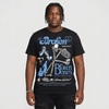Black University Blue 5s DopeSkill T-Shirt Broken Bones Graphic